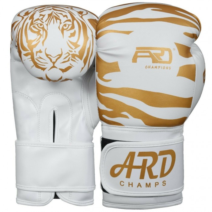 WDD ARD® Art Leather Boxing Gloves Fight Punching Bag MMA Muay Thai Kickboxing 