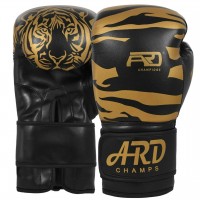4Fit® Art Leather Boxing Gloves Fight Punching Bag MMA Muay Thai Kickboxing 