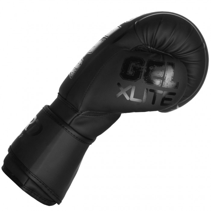 ARD Xlite Black Matte Finish Gel Boxing Training MMA Muay Thai & punching Gloves 